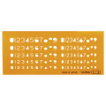 テンプレート 数字 L-4