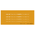 テンプレート L-細A 英字 細字A 細字A
