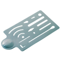 字消板 ステンレス字消板プッシュ式 D-TYPE 60×105 93 ×0.1mm No.17-046