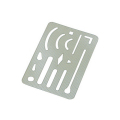 字消板 メッシュステンレス字消板 MA-TYPE 60×93×0.15mm No.17-039