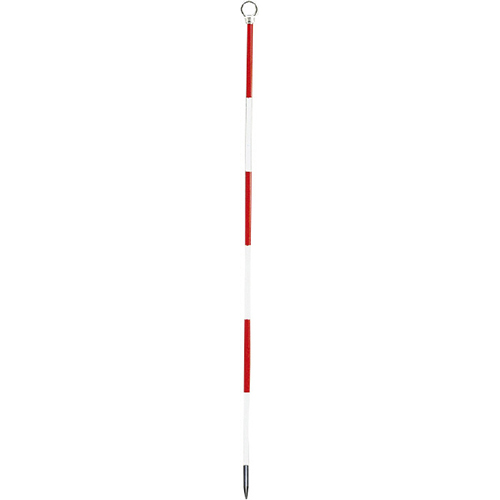 精密ピンポール 60cm φ9mm 赤白 円錐石突付 WSP-60P1 大平産業