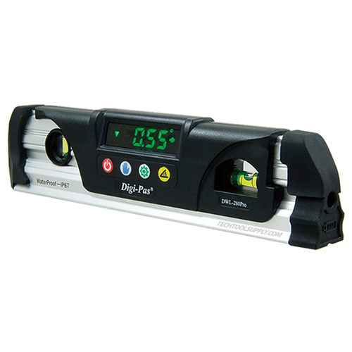 防水型デジタル水平器 DWL-280Pro