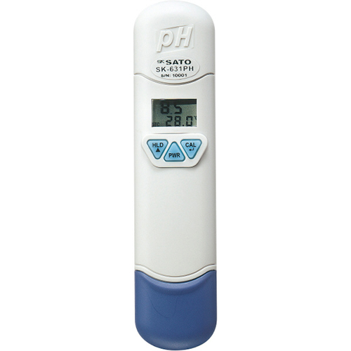 ポケットタイプpH計 pH/温度 SK-631PH