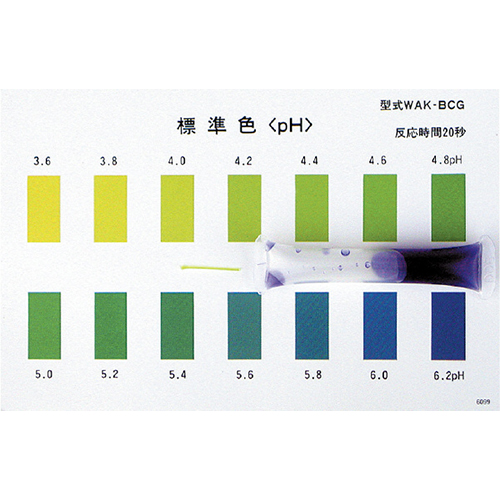 パックテスト pH 50ヶ入 反応時間：20秒 WAK-pH