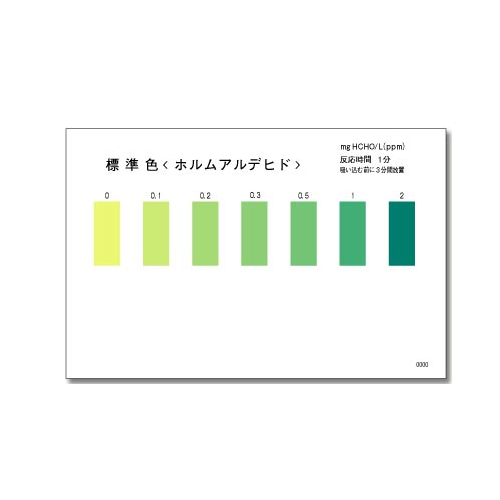 パックテスト ホルムアルデヒド 40ヶ入 反応時間：4分 WAK-FOR