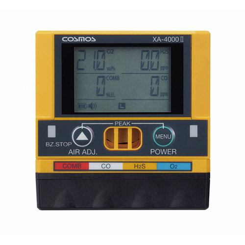マルチ型ガス検知器 4ガス同時測定・表示 XA-4400II