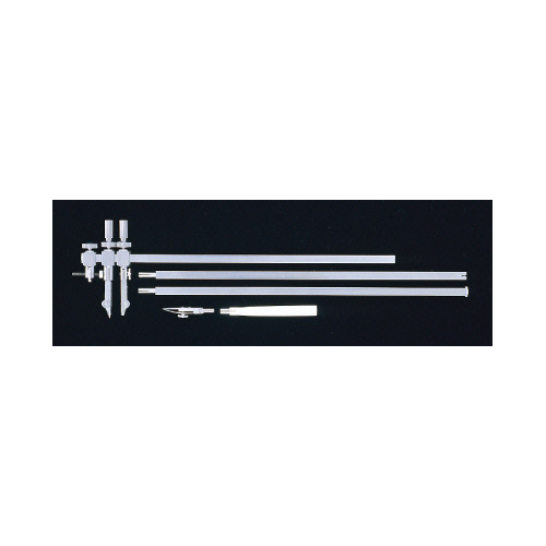 D式 ビームコンパス 棹ビーム 4本組 全長720mm No.02-071