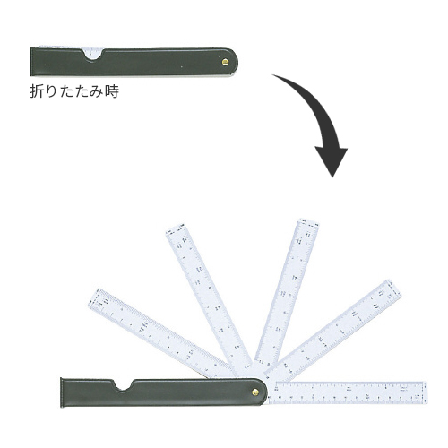五枚羽スケール マルチスケール 本体19cm No.15-591