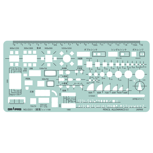 テンプレート 学校教育用テンプレート 建築 No.31-E551