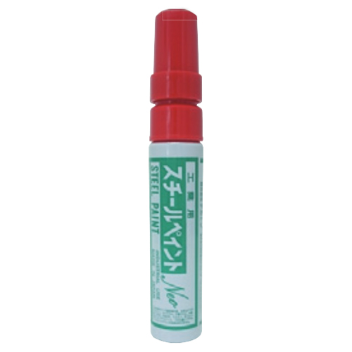 スチールペイントNEO 中字 赤 12本入 SP-R-NEO [個人宅宅配不可]