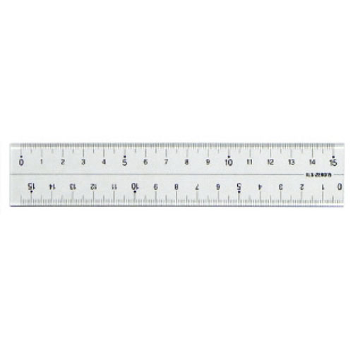 直定規 ILS ゼロシリーズ 15cm 幅30mm 厚さ2mm No.15-504