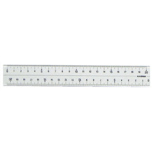 直定規 ILS ゼロシリーズ 20cm 幅30mm 厚さ2mm No.15-505