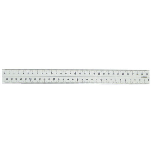 直定規 ILS ゼロシリーズ 30cm 幅30mm 厚さ2mm No.15-506