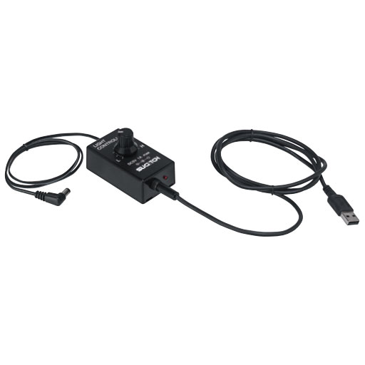LEDリングライト付ミクロメータースコープ用  ライトコントロール付USB接続アダプター    TS-USBLC-2  杉藤