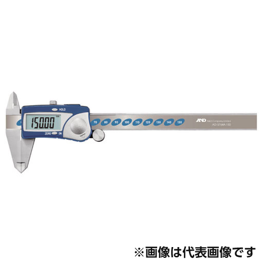 ステンレスデジタルノギス 300mm  0~300mm、最小表示：0.01mm  AD-5764A-300  エー・アンド・デイ