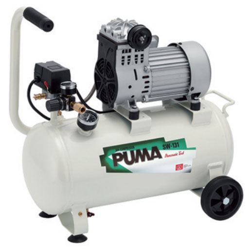 エアーコンプレッサー SW-131 590×595×360mm 24000ｇ SW-L25MPF-01 藤原産業
