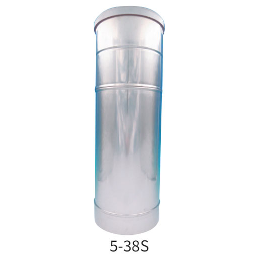 ステンレス製雨量計 一式  ステンレス製雨量計（社検品）＋雨量升（社検品）＋貯水瓶（樹脂製）   5-38SW  