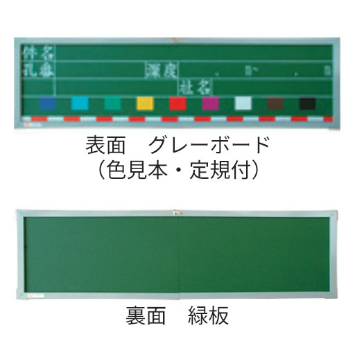 写真撮影用マルチボード(コア試料)  996mm×275mm  TYPE-B  