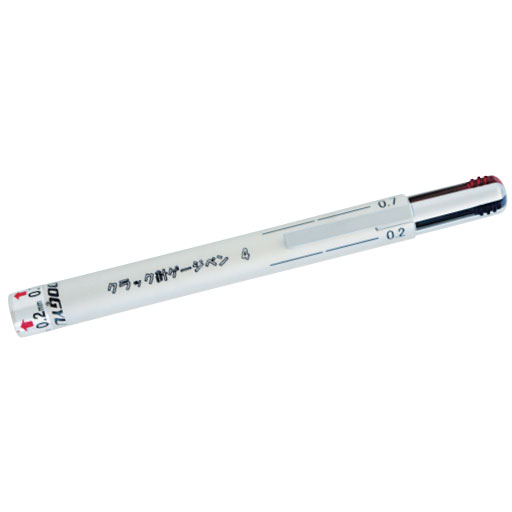 クラック針ゲージペン4  (0.2mm  0.3mm  0.5mm  0.7mm針)  01132  土牛産業