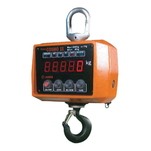 携帯型電子式吊秤(ハンディコスモ ll)2t  秤量：2ｔ　目量：1kg  2ACBP  守隨本店