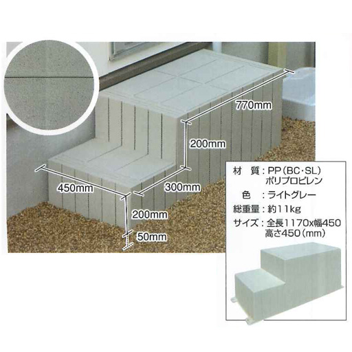 勝手口用ステップ バンノーステップ 東海建商