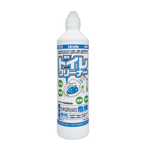 トイレ洗浄剤 トイレクリーナ－ ポリボトル／800ｍｌ×12 横浜油脂工業