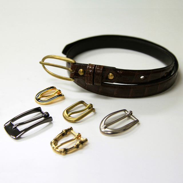 レディースクロコダイルレザーベルト（オーダー）[0215KW03]