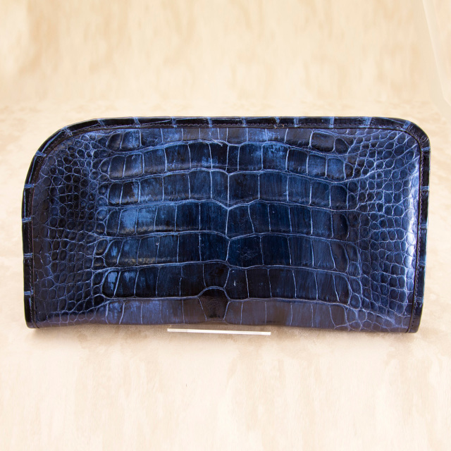 クロコダイルクラッチケース[0615KA08] クロコダイルレザーショップ