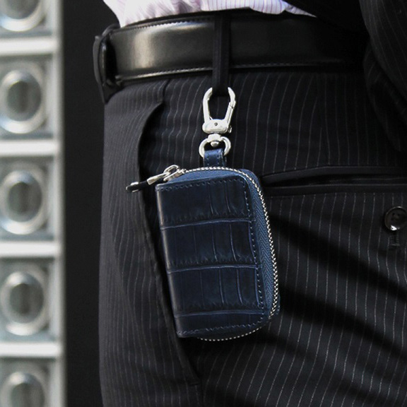 クロコダイルレザー スマートキーケース[0715KW05]