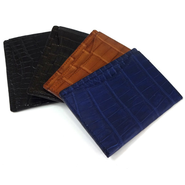 クロコダイル　シンプルカードケース[FK1216]
