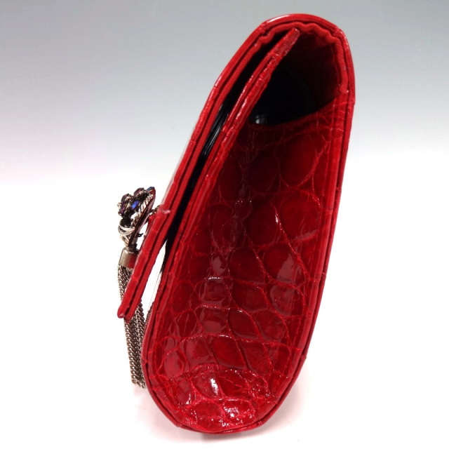 クロコダイル クラッチバッグ 