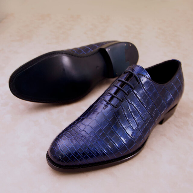 クロコダイルホールカットシューズ[FY1101]トラディショナルラスト