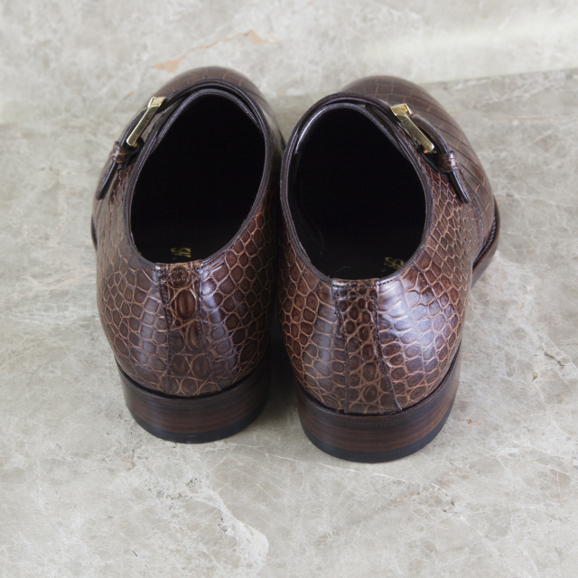 クロコダイルモンクストラップシューズトラディショナルラストSP[FY1103SP]