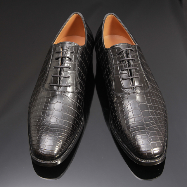 クロコダイルスタイリッシュバルモラルシューズ[FY1105]