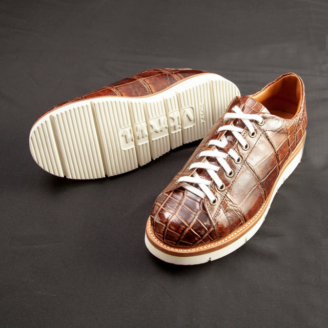 クロコダイルレザースニーカー[FY1106]