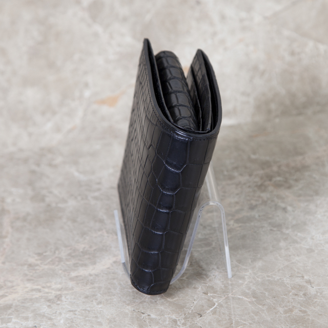 無双二つ折り財布（切り目）横カード 小銭入れ付き[HI1301MK]