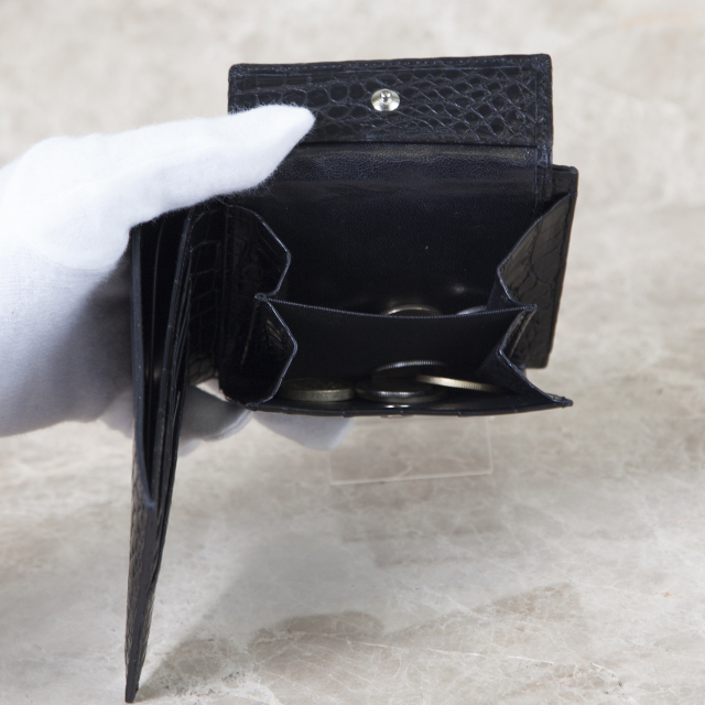 無双二つ折り財布（切り目）横カード 小銭入れ付き[HI1301MK]