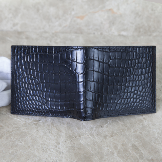 無双二つ折り財布（切り目）横カード 小銭入れ付き[HI1301MK]