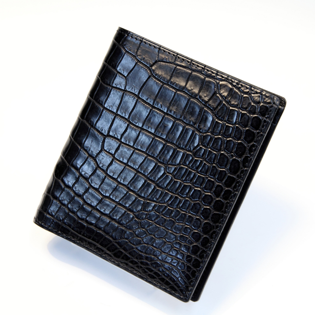 比留間 二つ折り財布（切れ目） 横カード