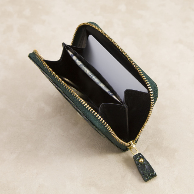 クロコダイルレザーマルチコインケース[K1603]