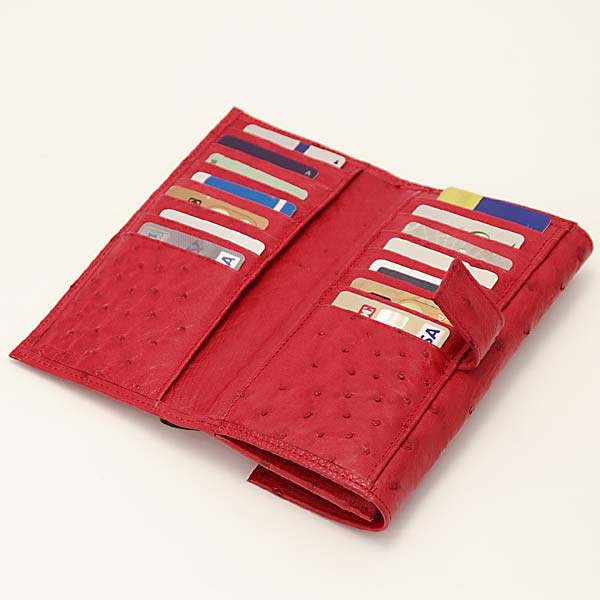 オーストリッチ長財布