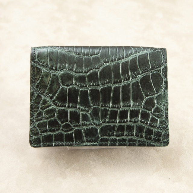 クロコダイル名刺入れ（ダブルマチ）[M0601]