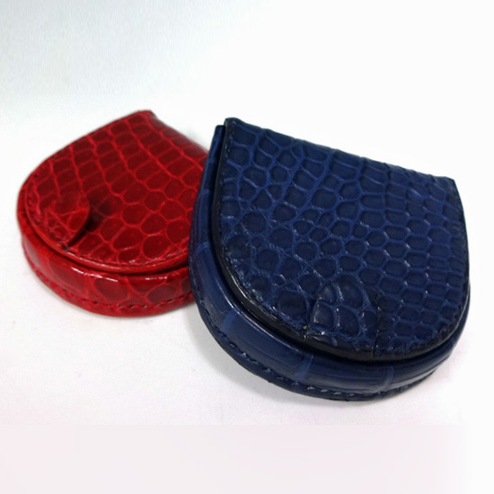 クロコダイル馬蹄形コインケース[M0704]