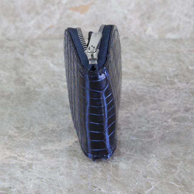 クロコダイル馬蹄形コインケースファスナー　特別カラー[M0704F]