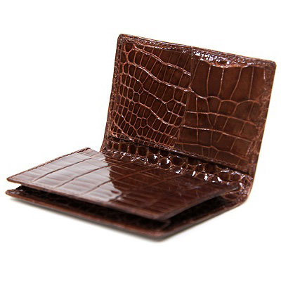 クロコダイル無双名刺入れ（通しマチ仕様）［M0808MT］