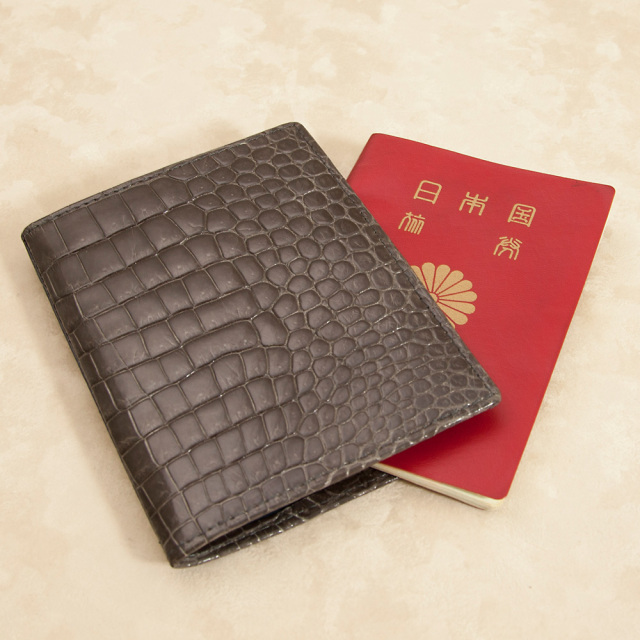 クロコダイルパスポートケース[M0817]