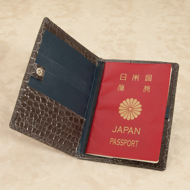 クロコダイルパスポートケース[M0817]