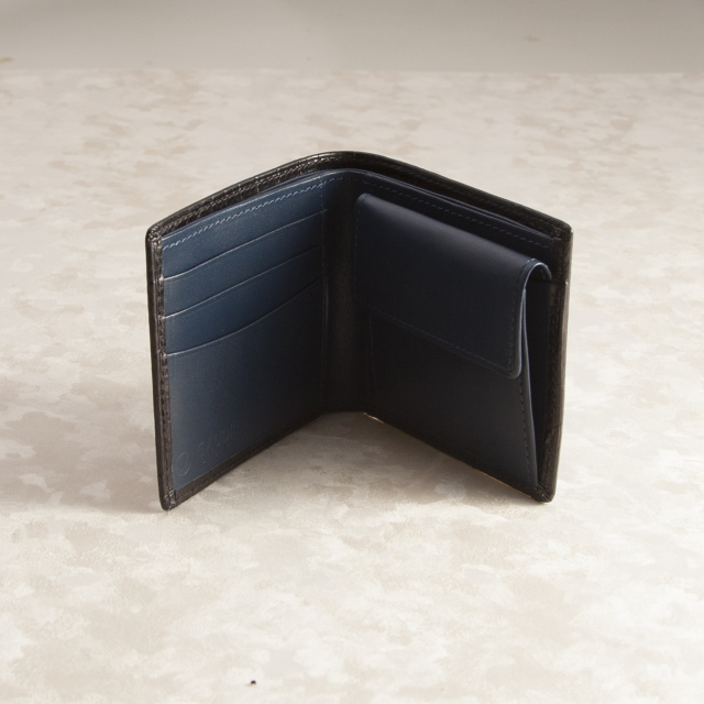 二つ折り財布　小銭入れ付[M0819]