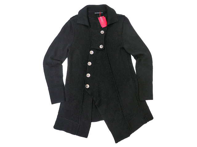 【FRANCEジルボー】レディス Lサイズ☆ブラックニットジャケットが綺麗です！30%OFF