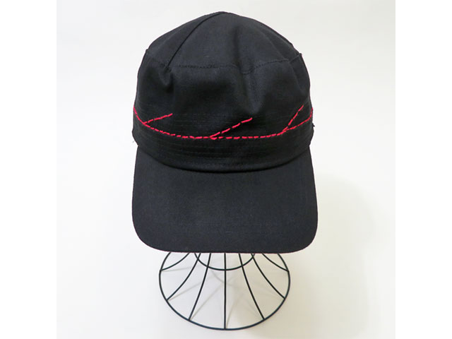 【GCL78】メンズ&レディース◇ONE(56cm～58cm)サイズ★コットンワークキャップに赤ハンドステッチがポイント☆彡